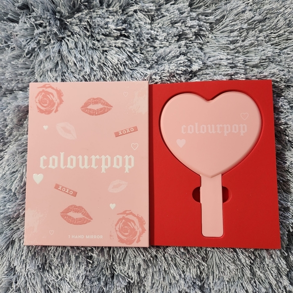 Colourpop Pink Heart Shape Hand Mirror - Picture 1 of 7